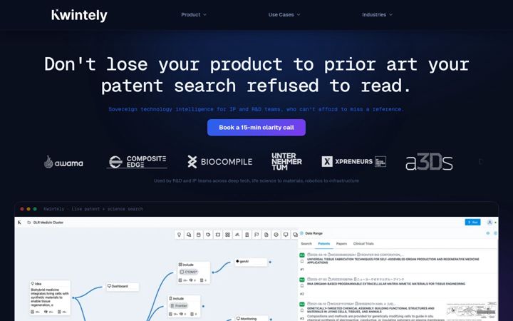 Screenshot of kwintely.de