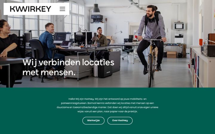 Screenshot of kwirkey.nl