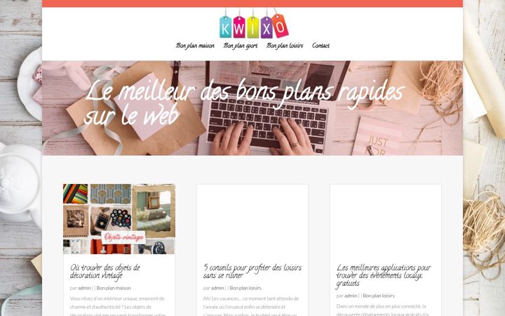 Screenshot di kwixo.com