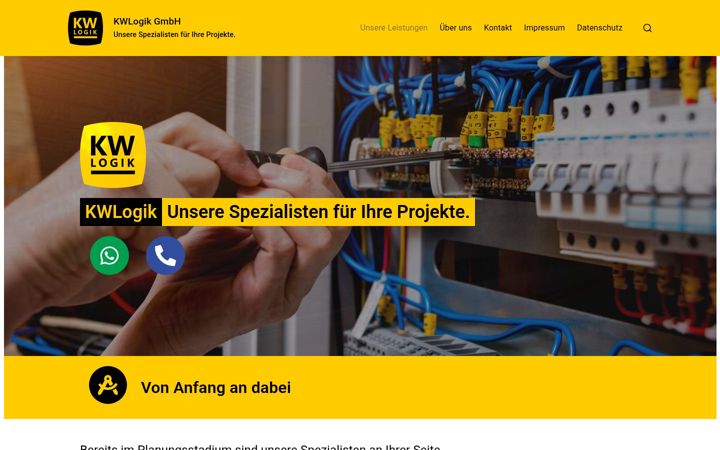 Screenshot of kwlogik.com