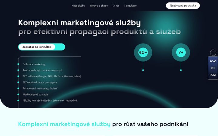 Screenshot of kwmarketing.cz
