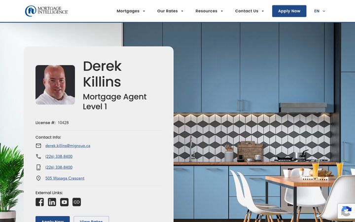 Screenshot of kwmortgageguy.com