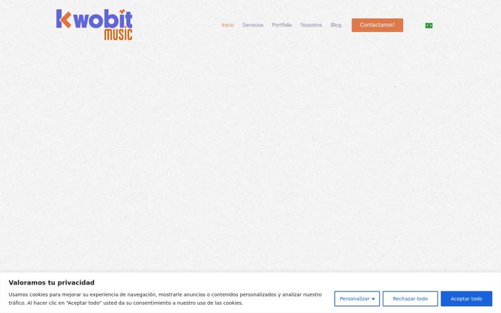 Screenshot di kwobitmusic.com