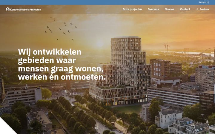 Screenshot of kwp.nl