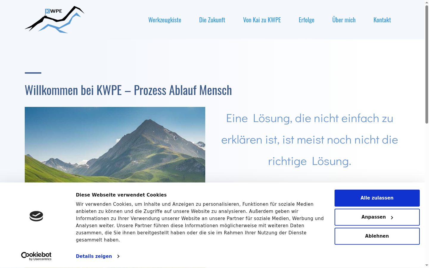 Screenshot tal-banner tal-kunsens muri qabel kwalunkwe interazzjoni