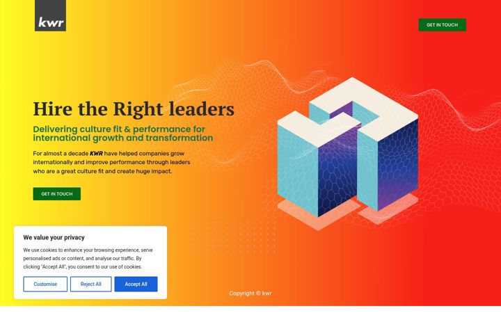 Screenshot of kwrmea.com