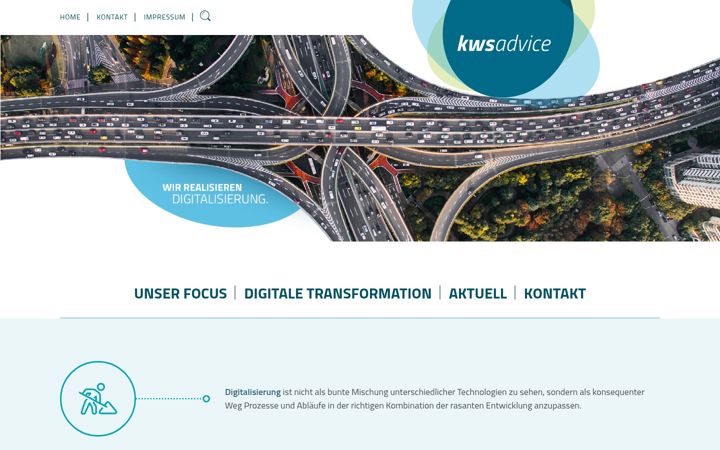 Screenshot of kws-advice.de