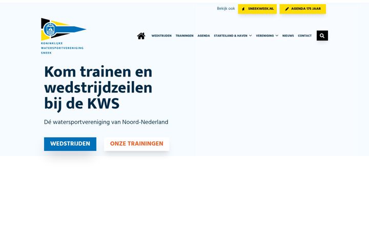 Screenshot of kws-sneek.nl