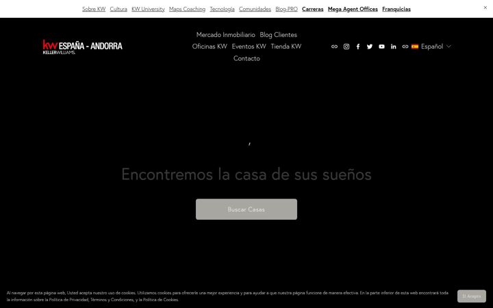 Screenshot of kwspain.es