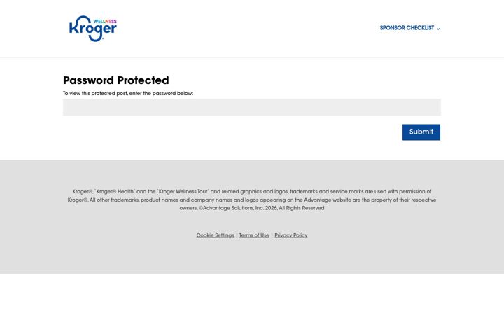Screenshot of kwsponsorportal.com