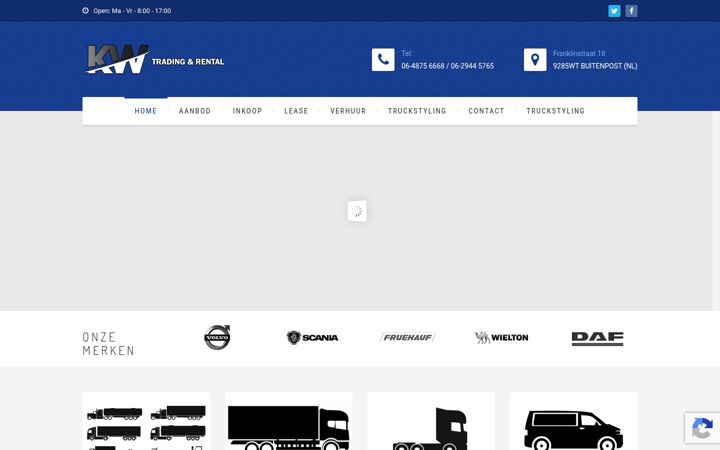 Screenshot of kwtrading.nl