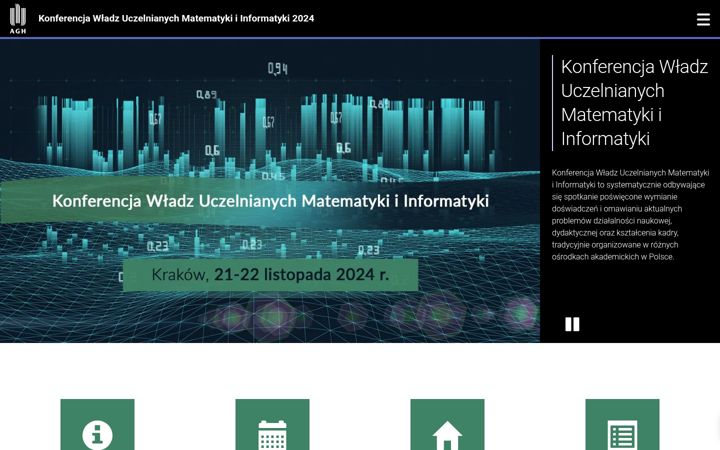 Screenshot of kwumi.agh.edu.pl