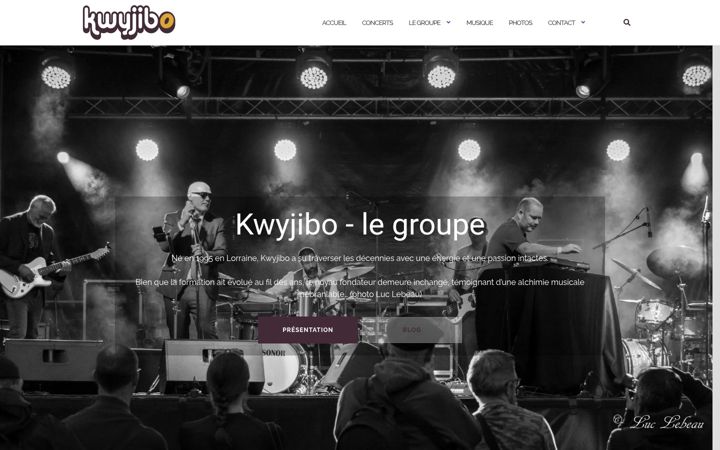 Screenshot of kwyjibo-music.com