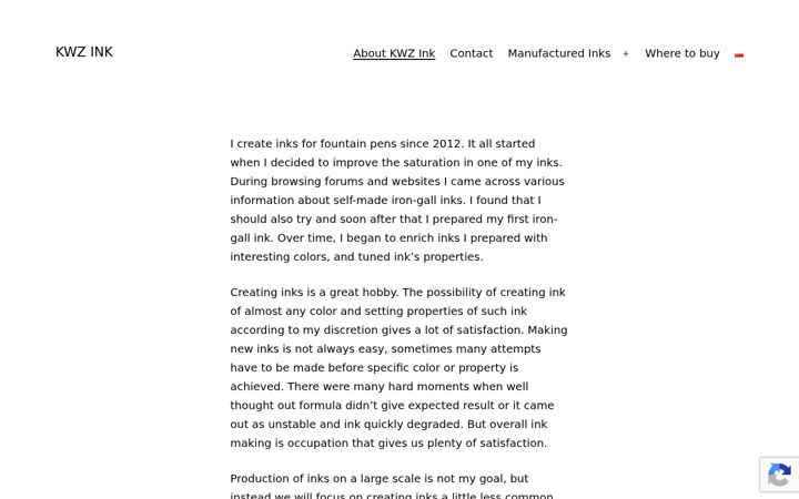 Screenshot of kwzink.com