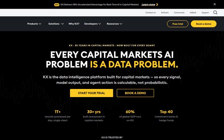 Screenshot of kx.com
