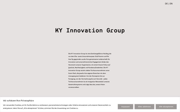 Screenshot of ky-holding.de