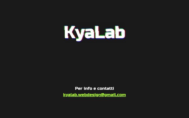 Screenshot of kyalab.it