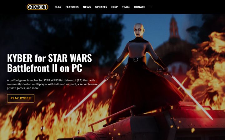 Screenshot of kyber.gg