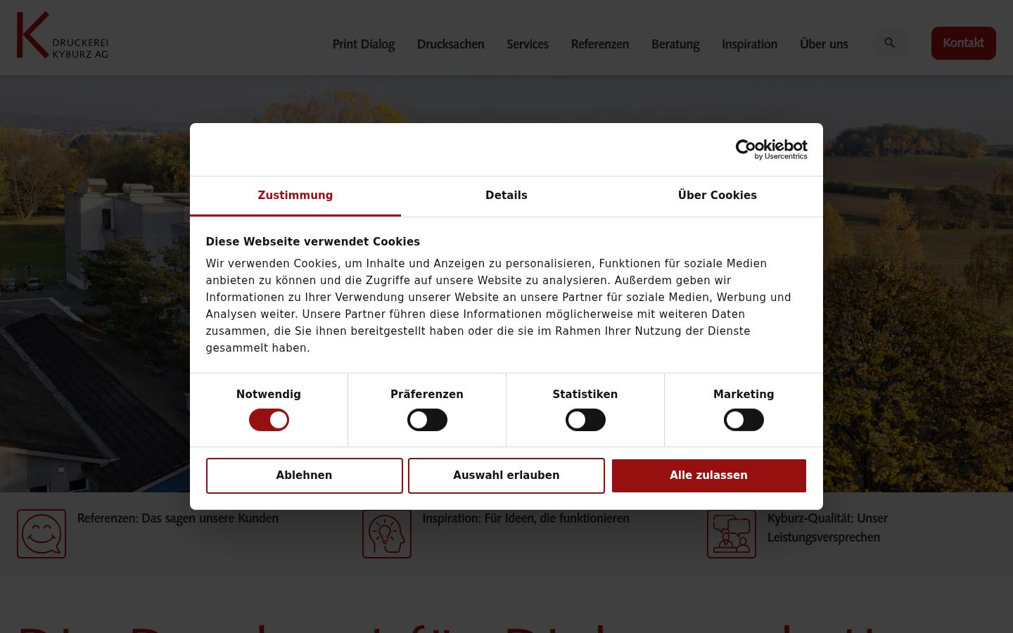 Sutikimo reklamjuostės, rodytos prieš bet kokią sąveiką, ekrano kopija