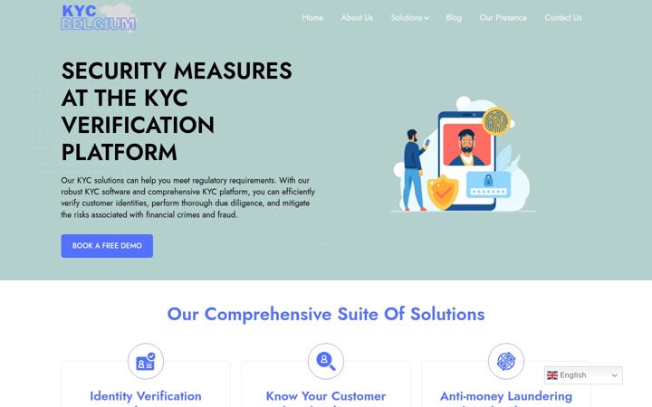 Screenshot of kycbelgium.com