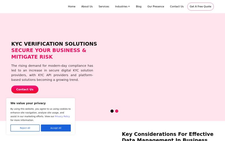 Screenshot di kyccanada.com