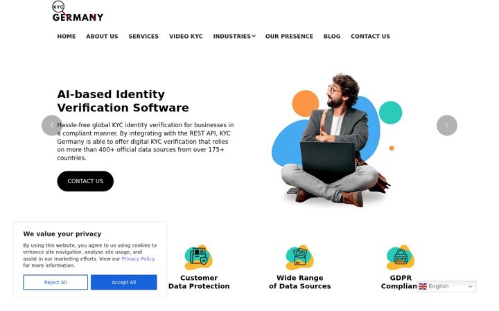 Screenshot di kycgermany.com