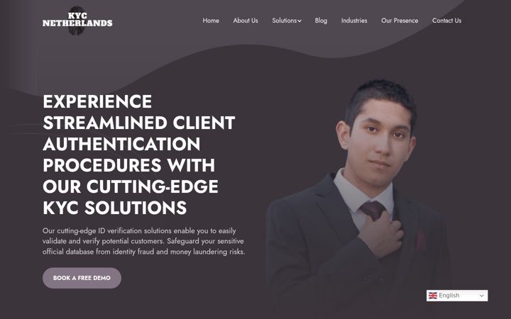 Screenshot of kycnetherlands.com