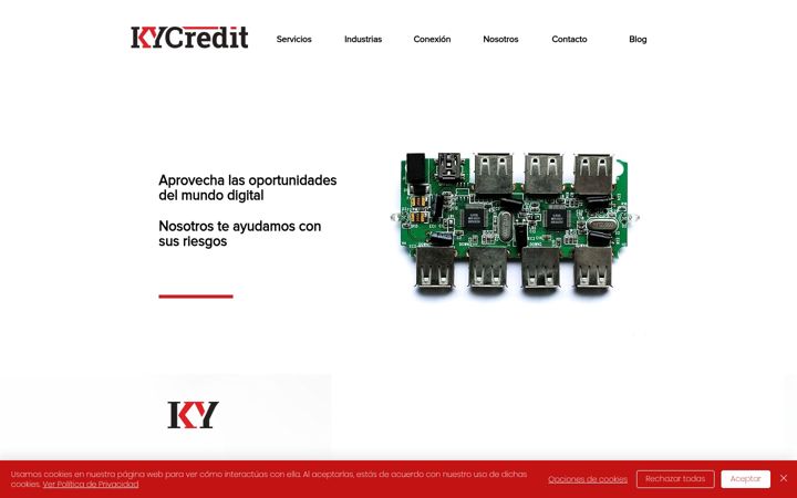 Screenshot of kycredit.com