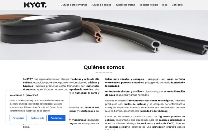 Screenshot of kyct.es