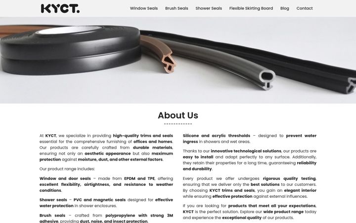 Screenshot of kyct.uk