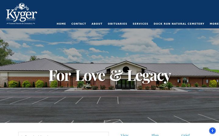 Screenshot of kygers.com