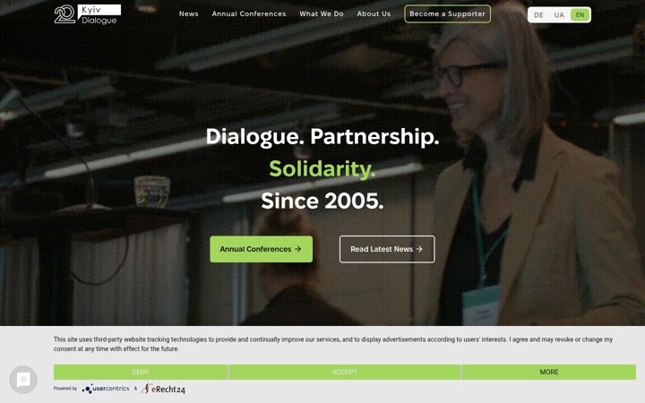 Screenshot of kyiv-dialogue.org