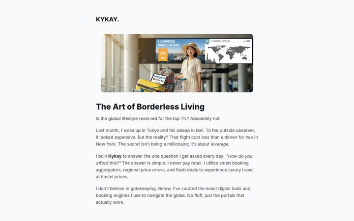 Screenshot of kykay.com