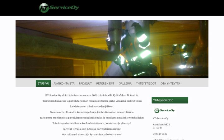 Screenshot of kylatalkkariservice.fi
