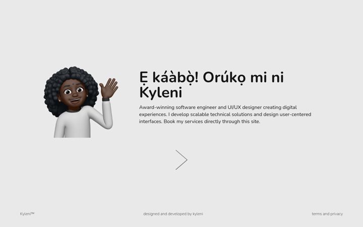 Screenshot of kyleni.com