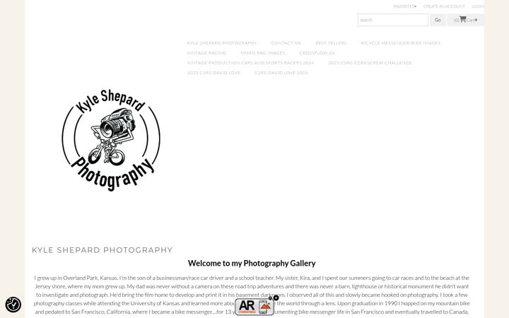 Screenshot of kyleshepardphotography.com