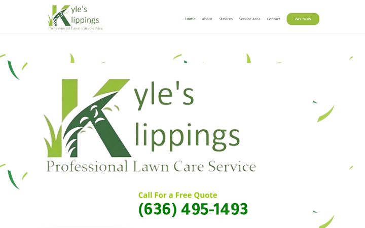 Screenshot of kylesklippings.com