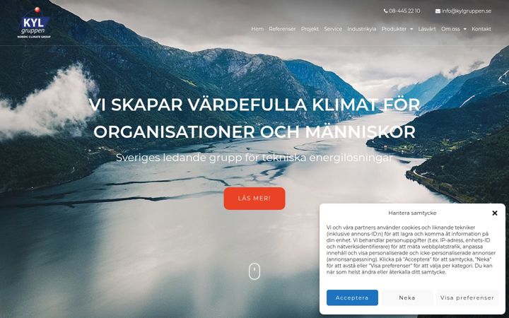 Screenshot of kylgruppen.se