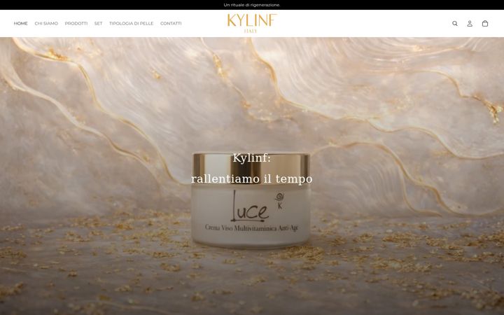 Screenshot of kylinf.it