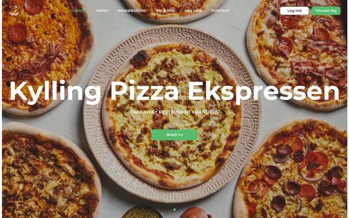 Screenshot of kyllingpizza.dk