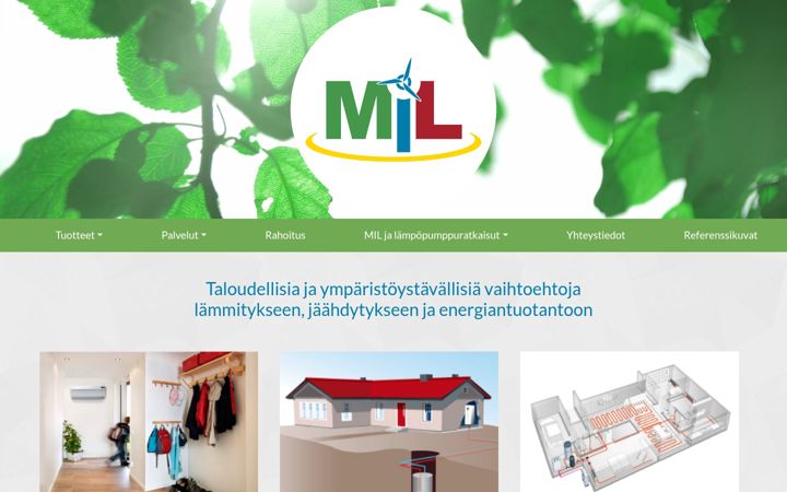 Kuvakaappaus sivustosta kylmaapu.com