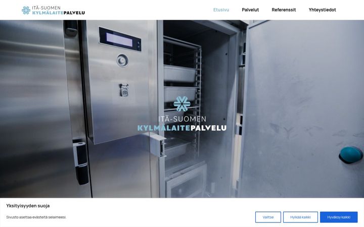 Screenshot of kylmalaitepalvelu.fi