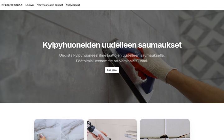 Screenshot of kylppariremppa.fi