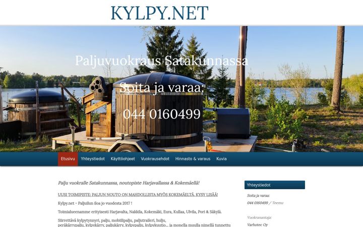 Screenshot of kylpy.net