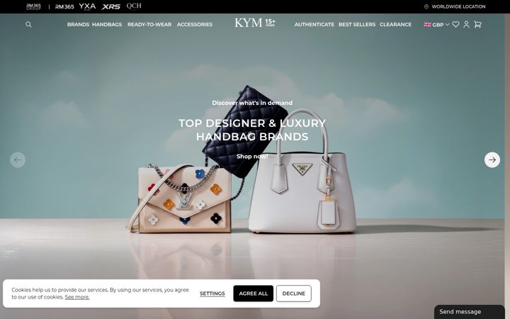 Screenshot of kym.com