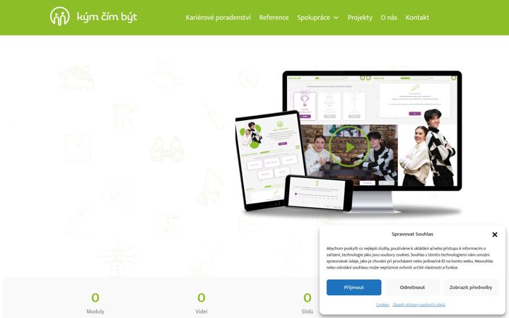 Screenshot of kymcimbyt.cz