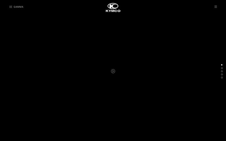 Screenshot stránky kymco.it