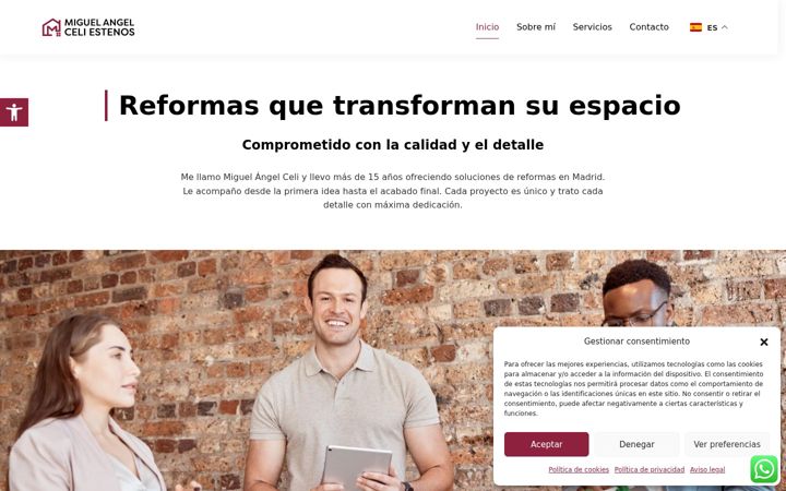 Screenshot of kymireformas.es