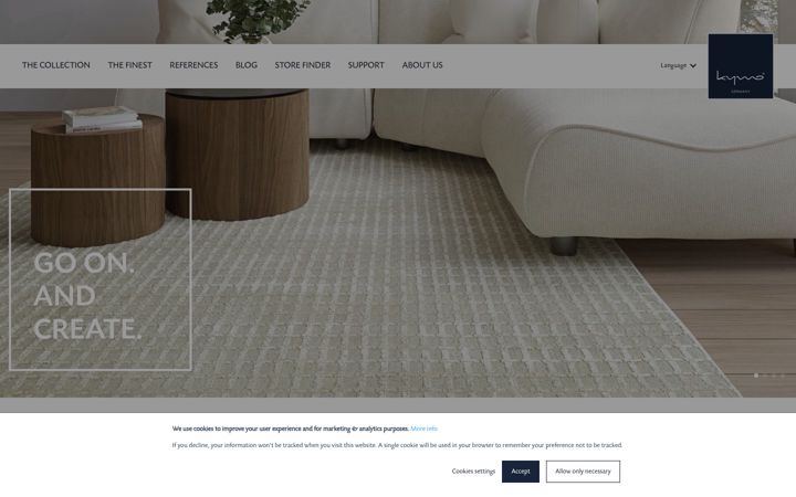 Screenshot of kymo.de