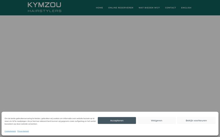 Screenshot of kymzou.nl